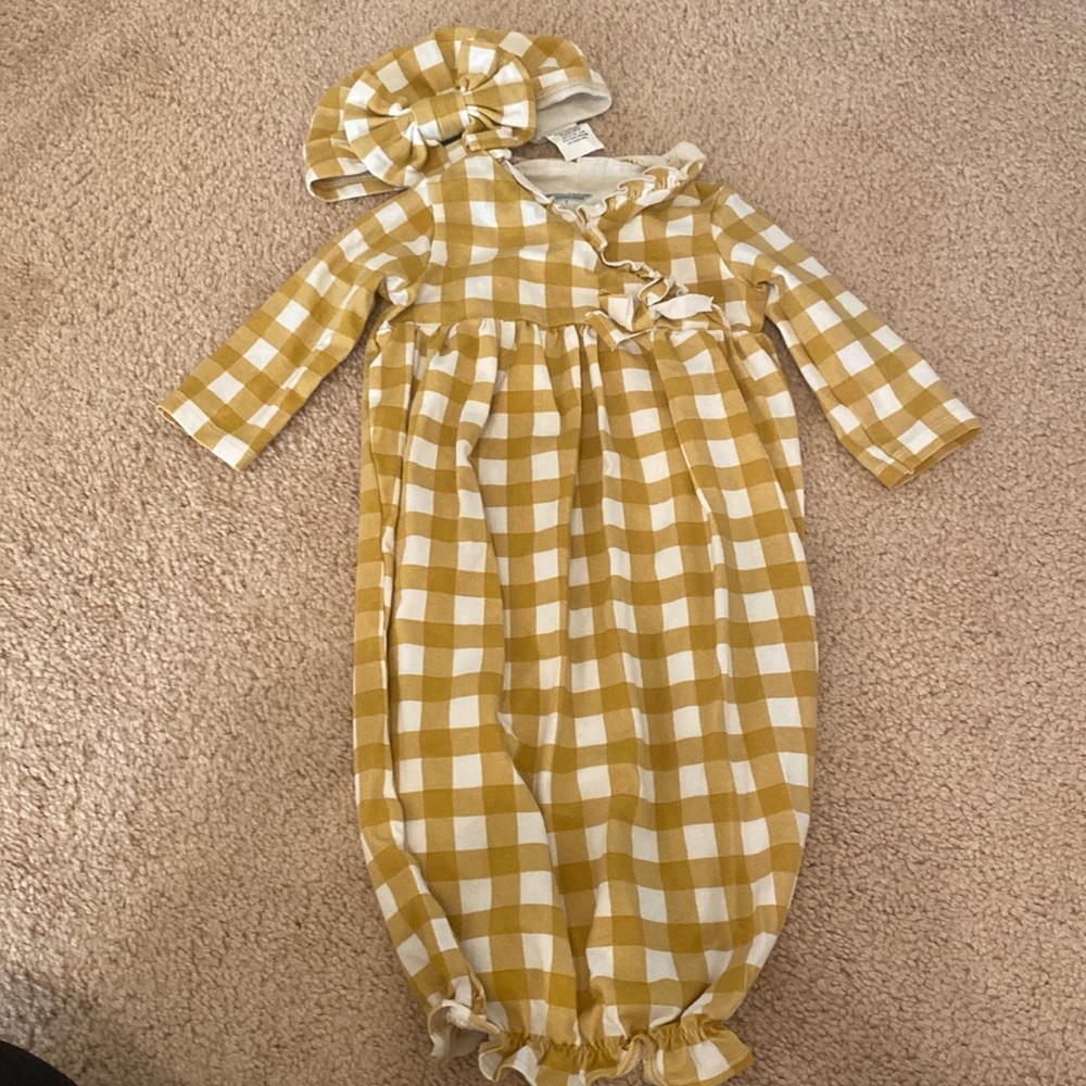 Mud pie baby gown